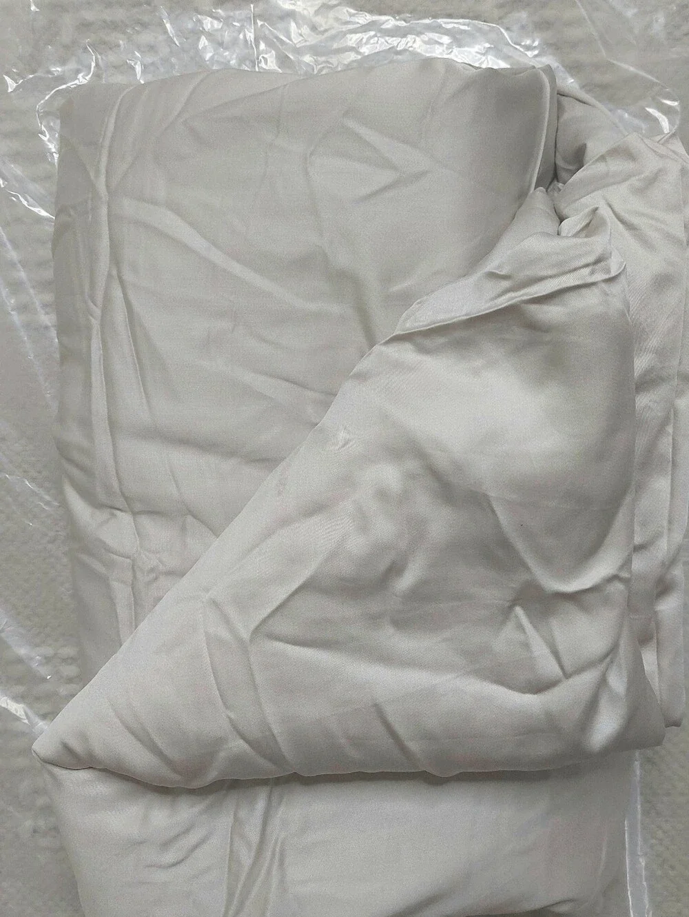 NWOT! Quince 100% Organic Bamboo -Sand Duvet Cover! King/ Cal King (482)